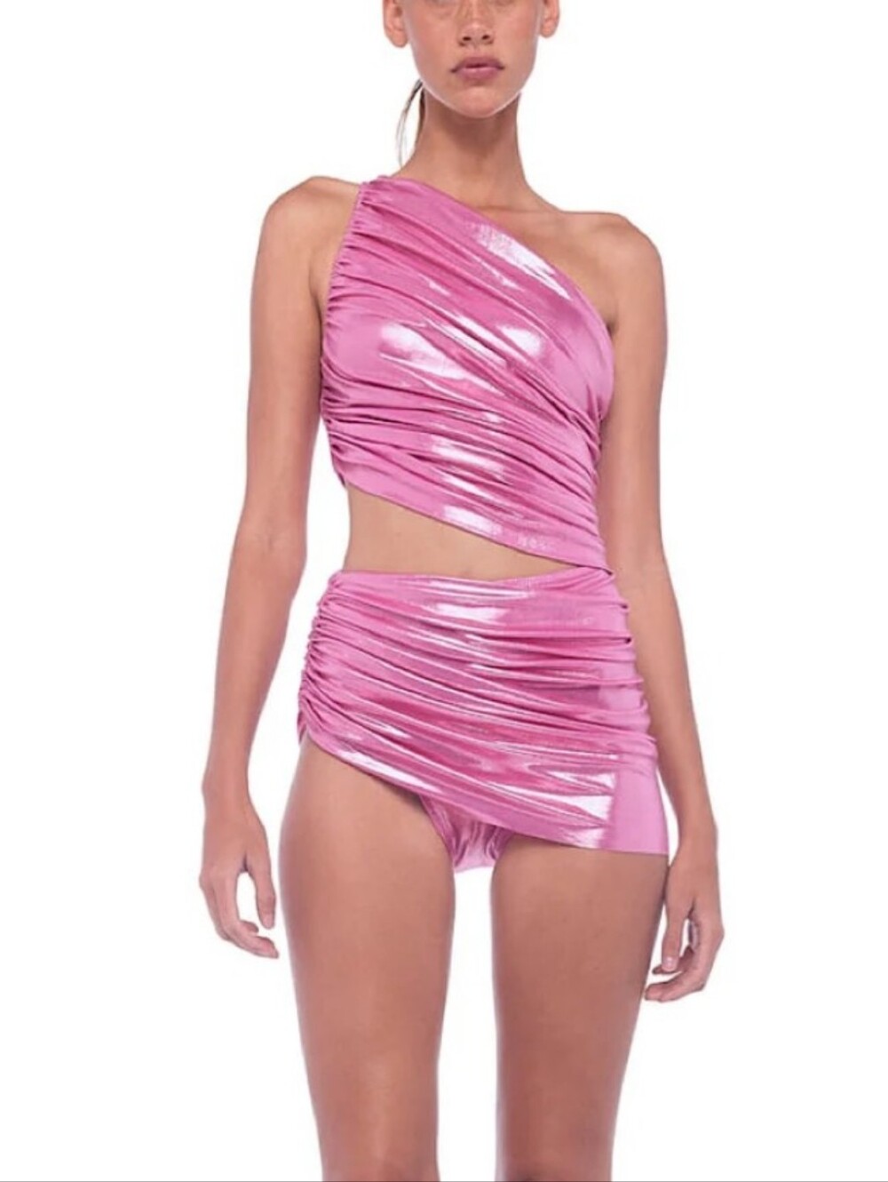 NWT NORMA KAMALI DIANA BOTTOMS IN CANDY PINK